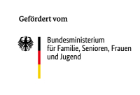 Logo des Bundesministeriums für Familie, Senioren, Frauen und Jugend