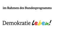 Logo des Bundesprogramms "Demokratie leben"